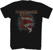 Foreigner - I Want to Know What Love Is 1984 T-Shirt - 2XL Black TS0001FORA5