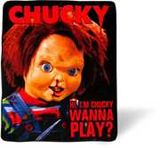 Child's Play - Fleece Throw Blanket - Chucky Wanna Play (50" x 60")