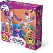 My Little Pony 48pc 18x12 in 3D/ 2D Double-Sided Puzzle 