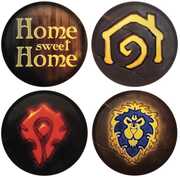 World of Warcraft - Printed Metal Coasters - Set of Four