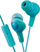 JVC HAFR6G-KX GUMY Plus Earbuds With Microphone & In-line Remote (Green)