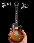 Axe Heaven Duane Allman Gibson 1959 Les Paul "DUANE" Tobacco Burst Mini Guitar Replica Collectible GG-134