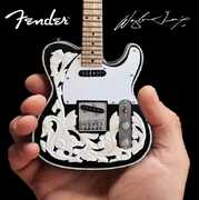 Axe Heaven Waylon Jennings Tribute Fender Telecaster Signature Black Mini Guitar Replica Collectible FT-018 