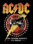 Rocksax AC/ DC Sherpa Fleece Blanket - For Those About To Rock (50 in x 60 in)