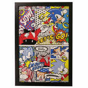 Sonic the Hedgehog - Comic - 11x17 Framed Gel Coat