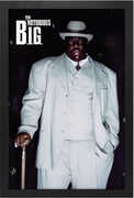 The Notorious B.I.G. - White Suit - 11x17 Framed Print With Gel-Coat 