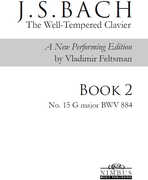 Book 2 - No. 15 G Major 