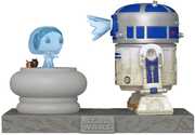 FUNKO POP! Deluxe: Star Wars - R2-D2 with Princess Leia Hologram 