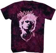 MGK - Silhouette Portrait T-Shirt - Large Pink/ Black Crystal Wash 33981074A3 