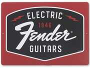 Fender - Metal Sign - Electric Guitars 