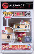 Funko POP! NFL: 49ers - Nick Bosa (Running) (Red & Gold Uniform) - Alliance Authentic Encapsulated