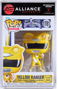 Funko POP! Movies: Mighty Morphin Power Rangers: The Movie - Yellow Ranger (Glow-in-the-Dark) - Alliance Authentic Encapsulated