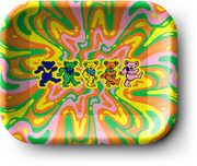 Blazy Susan - Dead Head - Dancing Bears - Tin Rolling Tray - Small 