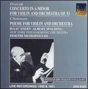 Violin Concerto Op 53 / Poeme Op 25 , Dimitri Mitropoulos