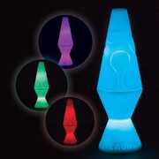 Lava® LED Lamp White Base & 4 Color Changing LED Lights 