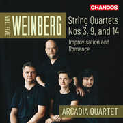 Weinberg: String Quartets, Vol. 5 , Arcadia Quartet