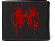 Rocksax - Sleep Token - Grunge Logo - Wallet with Coin Pocket (Black/ Red) 