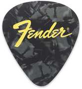 Fender - Metal Sign - Guitar Pick Silver