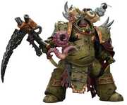 JOYTOY - Warhammer 40K - Death Guard: Deathshroud Terminator 2 with Manreaper & Plaguespurter Gauntlet 1/ 18 Action Figure
