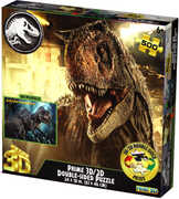Jurassic World - Ceratosaurus / Giganotosaurus 500pc 24x18 in 3D/ 2D Double-Sided Puzzles