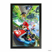 Super Mario - Mario Kart 8 - 11x17 Framed Gel Coat