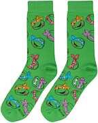 Crazy Socks - Teenage Mutant Ninja Turtles Arcade Game - Unisex Crew Socks (TMNT)