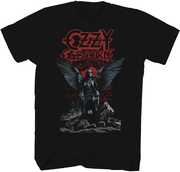 Ozzy Osbourne - Rain Angel Wings T-Shirt - Large Black TS0101OZZA3