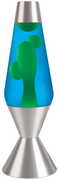 Lava® Lamp 16.3'' Yellow Wax/ Blue Liquid/ Silver Base & Cap