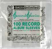Bags Unlimited SPPLP15R - 12 Inch Record Jacket Sleeve - Resealable - 100 Count Clear 