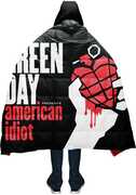 Green Day - American Idiot - Festival Poncho with Bag - One Size Fits All Black 2403GD