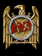 Rocksax - Slayer - Golden Eagle - Sherpa Fleece Blanket (60 in x 80 in)