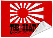 Rocksax - The Beatles - Japan Flag - Sherpa Fleece Blanket (60 in x 80 in)