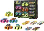 Hot Wheels Monster 1:64 Glow-in-the-Dark Truck & Car Multipack