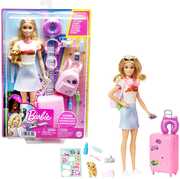 Barbie Travel Malibu Barbie, with Puppy & Accessories