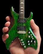 Signature BC Rich Green Bitch 10 Inch Miniature Guitar Replica Collectible 