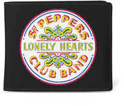 Rocksax - The Beatles - Sgt Peppers Logo - Wallet with Coin Pocket (Black) 
