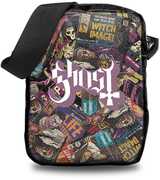 Rocksax - Ghost - Magazines - Crossbody Bag with Stash Pockets (Black) 