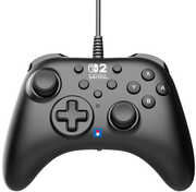Switch 2 Accessory:  Wired Controller - HORI - Pad - Black:  Officially Licensed by Nintendo 
