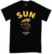 Sun Records - Gritty Rooster - Heavy Cotton T-Shirt - Small Black