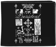 Rocksax - President - King of Terrors - Wallet with Coin Pocket (Black) 