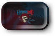 Blazy Susan - Dead Head - Bertha - Tin Rolling Tray - Medium 