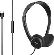 Maxell HP-101 USB-C Wired Headphone with MIC Black 