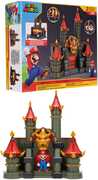 Super Mario - 2.5" Deluxe Wonder Bowser Jr. Castle Battle Playset