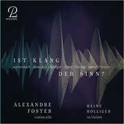 Ist Klang Der Sinn Zeitgenossische Werke Fur Cello , Alexandre Foster