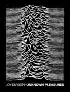 Rocksax - Joy Division - Unknown Pleasures - Sherpa Fleece Blanket (60 in x 80 in)