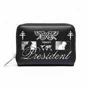 Rocksax - President - King of Terrors - Bi-Fold Zipped Wallet/ Purse (Black) 