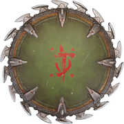 Dark Horse - Doom: The Dark Ages - Shield Saw 10" Wall Mount 
