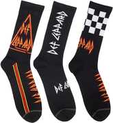 Perri's - Def Leppard - Logo - Crew Socks (3 Pack)