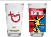 Toon Tumblers - 1971 Topps Basketball Trading Card Pack Art Pint Glass