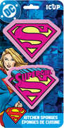 Supergirl Kitchen Sponges (2 Pack) 